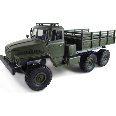 Popron.cz Sovětský vojenský truck URAL 6x6 RTR proporcionální LED osvětlení 1:12