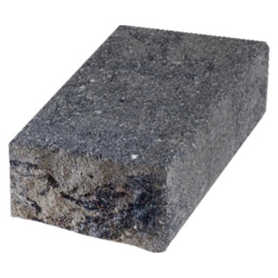 DITON Tvárnice Muráno 7/25 koncový 1/4 kámen 63x250x70 mm černo-bílá