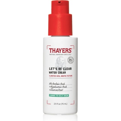 Thayers Let’s Be Clear Water Cream hydratační krém na obličej 75 ml