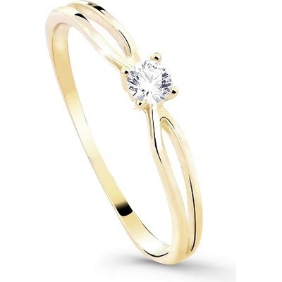 Zodiax Zlatý prsten se zirkonem 1266