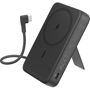 Anker Powerbank Zolo (10K, 30W) със 7.5W Magnetic Wireless безжично зареждане и стойка (A1685011)