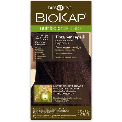 Biosline Biokap farba na vlasy 4.05 Kaštanovo čokoládová 140 ml