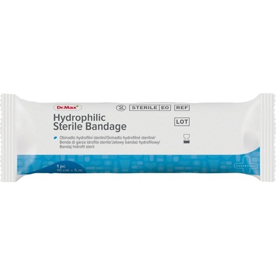 Dr.Max Hydrophilic Sterile Bandage 10 cm x 5 m 1 ks