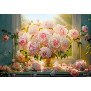 Castorland - Puzzle Art Collection: Hot Summer Peonies - 1 000 piese