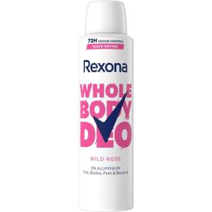 Rexona Спрей дезодорант Whole Body Wild Rose, 150 ml - baby