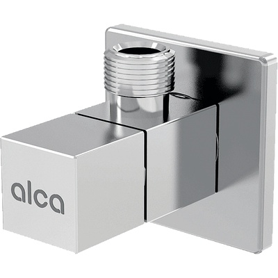 Alcaplast Ъглов спирателен кран 1/2"×3/8", квадратен (arv002)