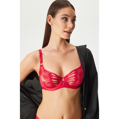 Lauma lingerie Zvodná podprsenka Instinct nevystužená červená