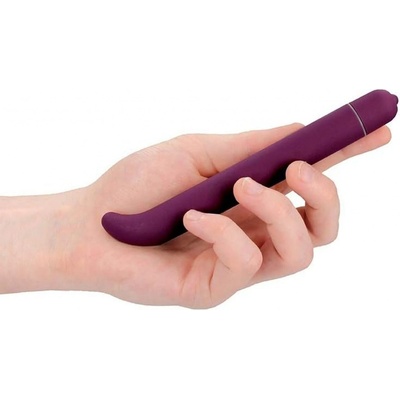 Speciálně tvarovaný na bod G a anál fialový 16 cm