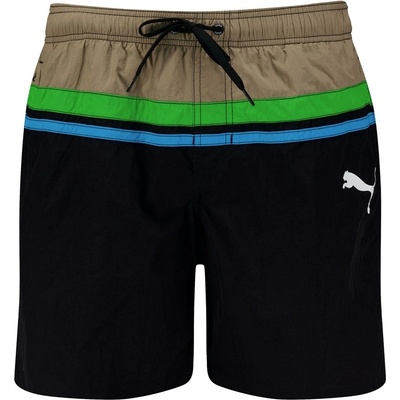 PUMA Бански гащета Puma Men's Heritage Mid-Length Swim Shorts - Beige Combo