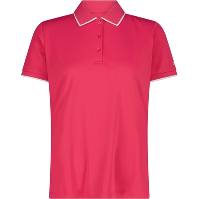 CMP Дамска поло тениска CMP Women's Polo Stretch Piquet Polo shirt - Magenta - размер 44 (EU) (916-1606-1016)