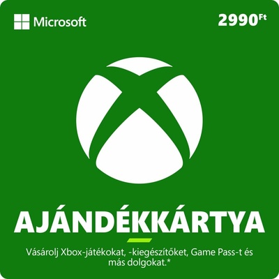 Microsoft Xbox Live dárková karta 2990 HUF