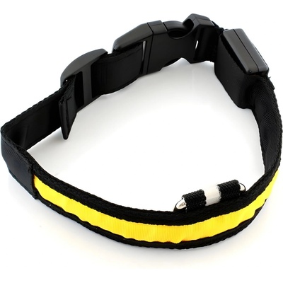 HARAHU Светещ нашийник за куче - Жълт / l kp25908 (25908)