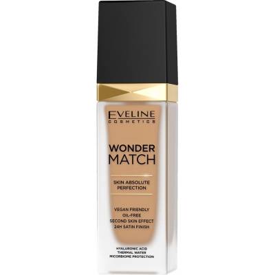 Eveline Cosmetics Wonder Match dlhotrvajúci tekutý make-up s kyselinou hyalurónovou 40 Sand 30 ml