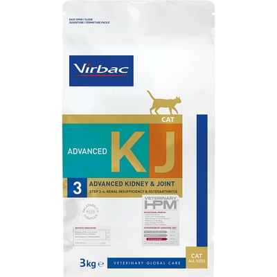 Virbac Veterinary HPM Cat Advanced Kidney & Joint Support KJ3 3 kg