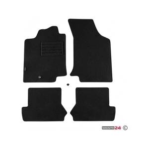 Petex Мокетени стелки Petex съвместими с VW Golf III / Vento 1992-1997, 4 части, черни, захват B001