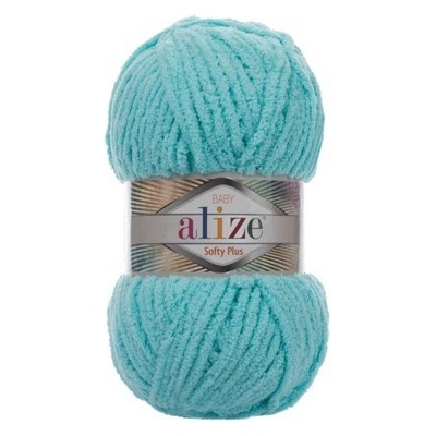 Alize příze Softy Plus 263 světlý tyrkys