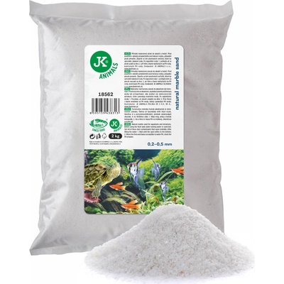 JK ANIMALS prírodný mramorový piesok 2 kg