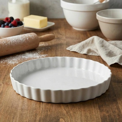 La Porcellana Bianca Arezzo 28 cm porcelánová forma tarty