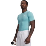Under Armour HeatGear® Short Sleeve Mens - Blue Haze/White