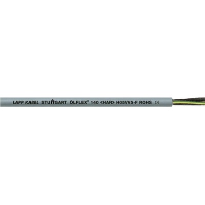 Lapp H05VV-F 11021/1000 riadiaci kábel 12 G 1 mm² 1000m sivá