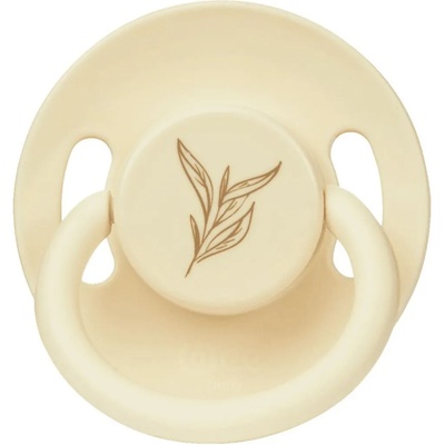Wee Baby Каучукова залъгалка Wee Baby - Baby Pure, 0-6 месеца, крем (698)