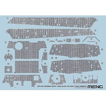 Meng MENG-MODEL Zimmerit set pre Sd.Kfz.182 King Tiger 1:35