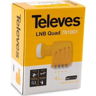Televes Quatro LNB 0,3dB LTE Ready – Zboží Živě