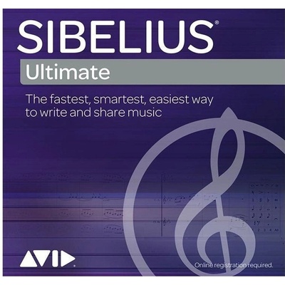 Sibelius Ultimate s ročním upgrade plánem