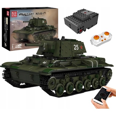 Mould King 20025 - Military Ruský těžký tank KV-1 R/C