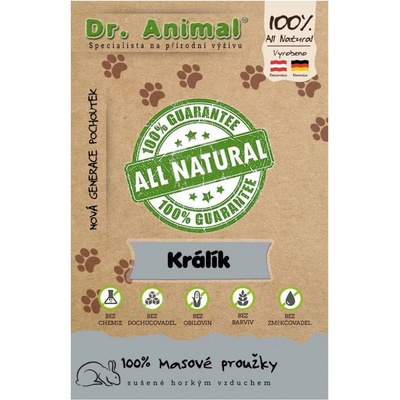 Dr. Animal králík masové proužky 80 g