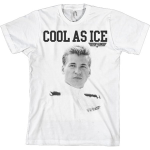 HYBRIS мъжка тениска Top Gun - Cool As Ice - White - HYBRIS - PM-1-TTG003-H26-16-WH
