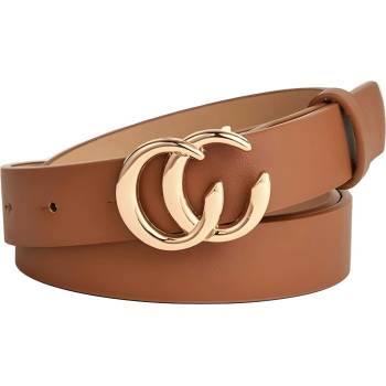 HARAHU Колан Double C - Кафяв KP12576 (12576)