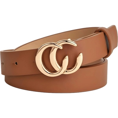 HARAHU Колан Double C - Кафяв KP12576 (12576)