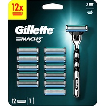 Gillette Mach3 + 12 ks hlavic