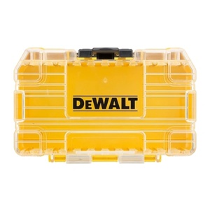 DEWALT Куфар за съхранение на DEWALT, малък ToughCase, отделение за съхранение, държач за накрайници
