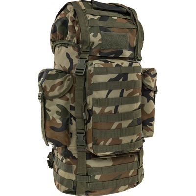 Urban Classics Taktický bojový Molle s polstrovanými popruhy kamufláž 65 l