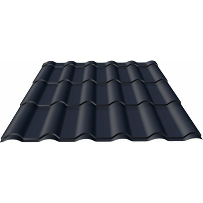 Blachotrapez Diament Eco Plus 350 Pladur Wrinkle MAT Plus 1200 x 0,5 mm RAL 7016 antracitová šedá 1 m²