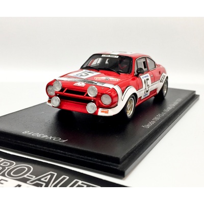 FOX18 Škoda 180 RS n. 15 rally Škoda 1974 1:43