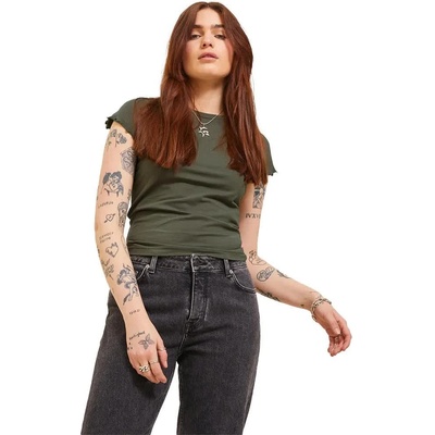 Тениска Jack & jones Gigi Stitch Str short sleeve T-shirt - Green (Dusty Olive)