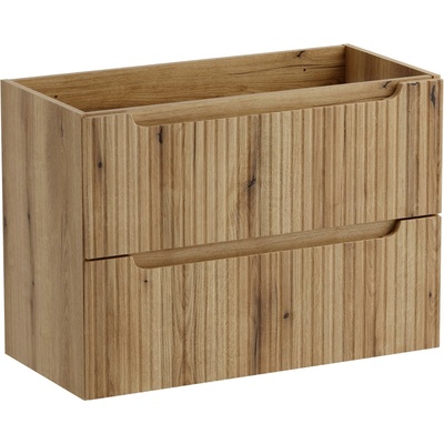 Comad Nova Coast Evoke skrinka 80x39x57 cm závesná kúpeľňová skrinka pod umývadlo dub NOVA COAST EVOKE 82-80-40-2S