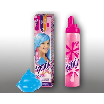 Venita Trendy farebné penové tužidlo na vlasy 35 farba azurová 75 ml