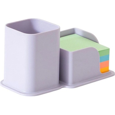 Sworld Моливник с поставка за листчета, 2в1, лилав (1060180093)