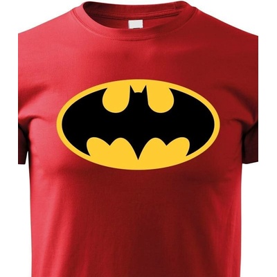 Dětské tričko Batman Červená Canvas Dětské tričko Bezvatriko.cz 1