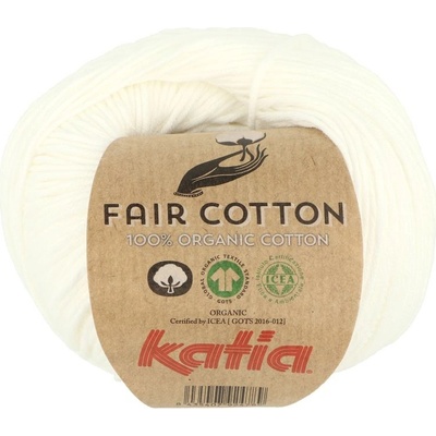 Katia Fair Cotton 03 teplá bílá