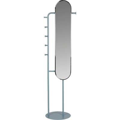 Zuiver Modré kovové stojací zrcadlo VERO 179 cm