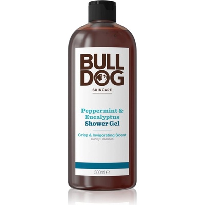 BULLDOG Peppermint & Eucalyptus Shower Gel душ-гел за мъже 500ml