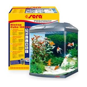 sera Biotop Cube 130 XXL -Комплект сладководен аквариум, 130 л