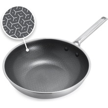 GreenPan APEX Nerezová pánev Wok, 28 cm