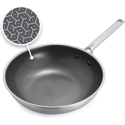 GreenPan APEX Nerezová pánev Wok, 28 cm