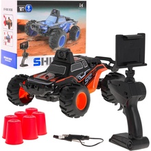 Ramiz Diaľkovo ovládané terénne auto SHINE s Wi-Fi kamerou pre deti 6+ 2,4 GHz diaľkové ovládanie + chytač telefónu + 6 pohárov + svetlá